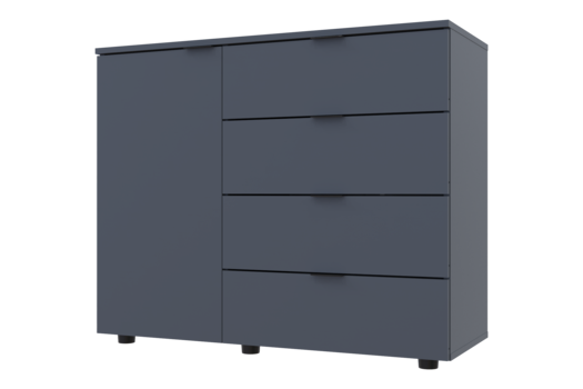 Комод С1 Дорос Графіт 100х38, 1х81, 2