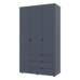 Шафа Гелар 3 ДСП Дорос Графіт 116,2х49,5х203,4